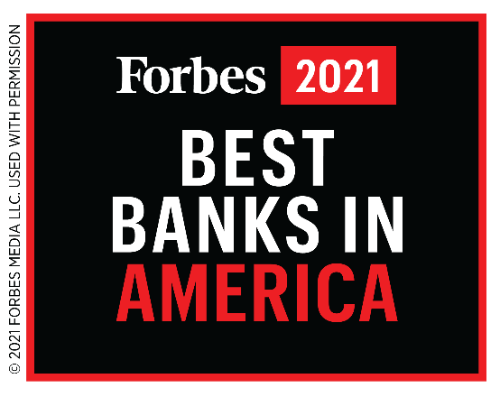 Forbes 2021 Best Banks in America