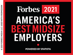 Forbes 2021 America's Best Midsize Employers | Powered by Statista