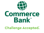 Commerce Bank(TM) Member of FDIC | Challenge Accepted.(R) Logo