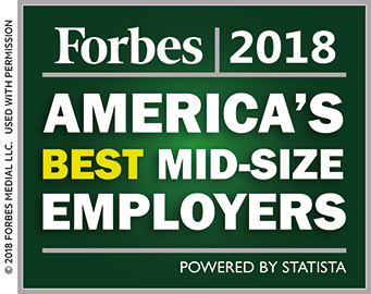 Forbes 2018 America's Best Mid-size Employers